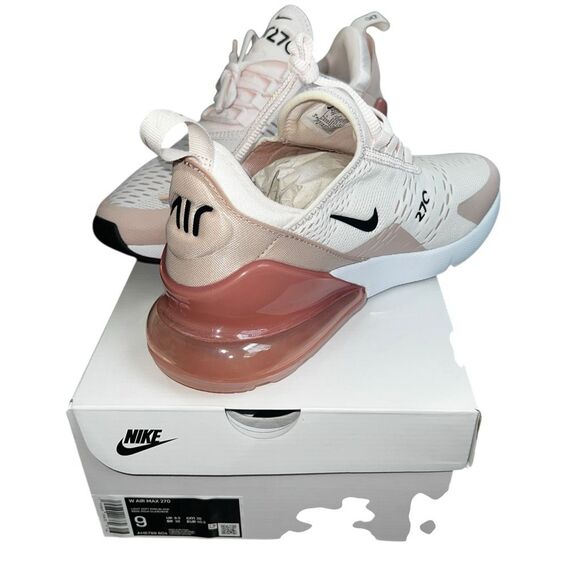 Nike Air Max 270 Women’s Shoes Light Soft Pink Black Size 9 NIB - Picture 2 of 8